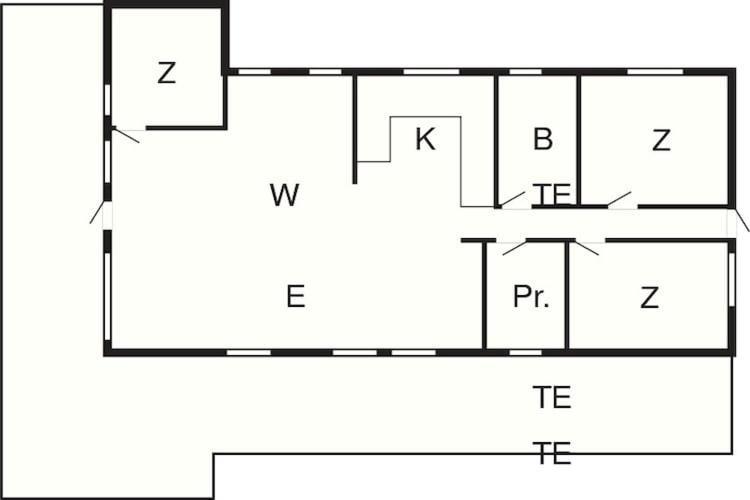 6 Person Holiday Home In Хеммет Экстерьер фото